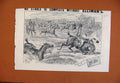 Original Old Antique Print Ellimans Embrocation C1893 From London News Victorian