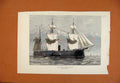 Old Antique Print Japanese Ironclad Foosoo C1877 Illustrated London News 19th