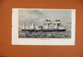 Old Antique Print New Steam Ship Australia C1876 Illustrated London News 19th