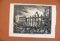 Old Antique Print Fire In Wood Street City C1882 Illustrated London News 19th