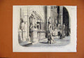 Original Old Antique Print Last Resting Place Earl Canning Westminster Abbey