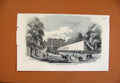 Original Old Antique Print Malquis Allesbury Fete Tottenham Wiltshire