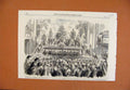 Original Old Antique Print Distribution Prizes Recreation Hall Woolwich C1865