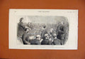 Original Old Antique Print Scuffle Regent Street C1889 The Graphic Victorian
