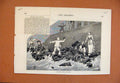 Original Old Antique Print Amateur Crab Catchers The Graphic C1879 Victorian