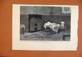 Original Old Antique Print Trial City Galsgow Bank Directors C1879 Victorian