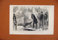 Original Old Antique Print Lord Mayor London Commencing Works Circle Railway
