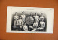 Original Old Antique Print Birminham Athletes Winners Liverpool C1889 Victorian