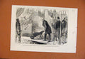 Old Antique Print C1881 Lord Mayor London Commencing Works Circle Railway 19th