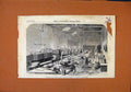 Original Old Antique Print C1852 Preserved Meat Establishment Houndsditch 19th