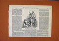 Original Old Antique Print C1859 Scupture Christ Breaking Chains Slave Victorian