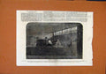 Original Old Antique Print Christmas Day Bankers Clerk C1852 London News 19th