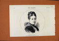Original Old Antique Print Portrait Theresa Titiens C1877 The Graphic Victorian