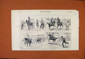 Original Old Antique Print Military Sports Aldershot C1878 The Graphic 19th