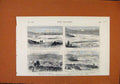 Original Old Antique Print War In East Sketches Alexinatz C1876 The Graphic