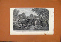 Original Old Antique Print Farmyear C1589 Illustrated London News