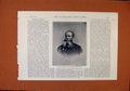 Original Old Antique Print General Gourko Late Governor Warsaw C1894 Victorian