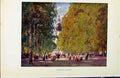 Original Old Antique Print Colour Plate Sweden 1927 Leksand Church 20th Century