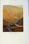 Original Old Antique Print Isle Man By Donald Maxwell Snaefell Sulby Glen C1909