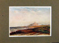 Original Old Antique Print Bamborough From Stag Rock By James Orrock