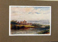 Original Old Antique Print View Alnwick Castle By James Orrock Border Country