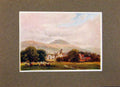 Original Old Antique Print View Melrose By James Orrock In The Border Country