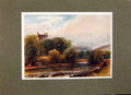 Original Old Antique Print He Passd Where Newarks Stately Tower By James Orrock