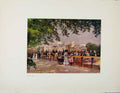 Original Old Antique Print Charm Gardens In Hyde Park By Calthrop