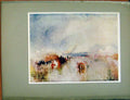 Original Old Vintage Print Plate Xlvii Burning The Ships Turners C1925 20th