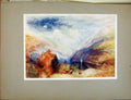 Original Old Antique Print Plate Xlii Lake Brienx Water Color Turners Art