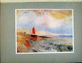 Original Old Antique Print Plate Xxviii Hastings Turner'S Gen Visions