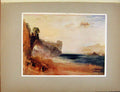 Original Old Antique Print Plate Xxvi Rocky Bay Classic Figures Turners