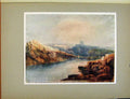Original Old Antique Print Plate Vii Study For A Picture Norham Castle Turner