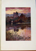 Original Old Antique Print Ross Castle Killarney By A Heaton Cooper Ireland