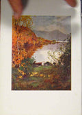Original Old Antique Print Innisfallen Islands Killarney Ireland