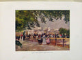 Original Old Antique Print Hyde Park Corner From Rotten Row London C1916 20th