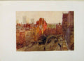 Original Old Antique Print St James Street New University Club London