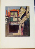 Original Old Antique Print Rouen Normandy World Pictures 1902 20th Century