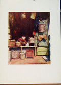 Original Old Antique Print World Pictures 1902Seed Stall Delhi India 20th
