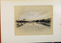 Original Old Antique Print World Pictures 1902 Seine At Paris France 20th