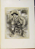Original Old Antique Print C1902 Breton Peasant World Pictures Art 20th Century