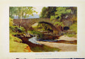 Original Old Antique Print Brig O Turk Trossachs Beautiful Scotland