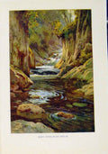 Original Old Antique Print Beautiful Scotland Glen Finglas Finlas