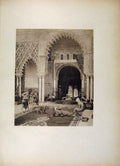 Original Old Antique Print French Art Pastime A Spanish Kalife By Benhamin