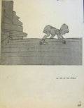 Original Old Antique Print Children Playing Sketch Pen Drawing Serious Business