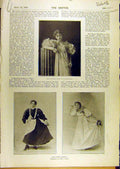 Old Antique Print 1896 Lyddie Edmonds Freear Mccarthy Tapley Actor Scenes 19th