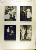 Original Old Antique Print 1896 Theatre Jedbury Moore Scenes Bellamy Actors