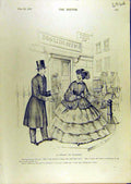 Original Old Antique Print 1897 Sketch Fashion Highland Reel Scottish Scotland