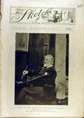 Original Old Antique Print 1896 Portrait Leighton Johannesburg Yeoville Africa