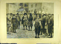Original Old Antique Print 1882 Penn Bicentenary Festival Dutch Philadelphia